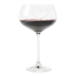Rivièra Maison With Love Red Wine Glass