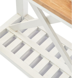 Rivièra Maison Chateau Chassigny Side Table With Shelf, 160x46cm