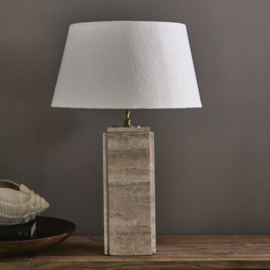 Rivièra Maison Linen Taper Lampshade White 45x25