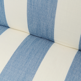 Firenze Dining Chair Loose Cover With Wheels, Striped Linen