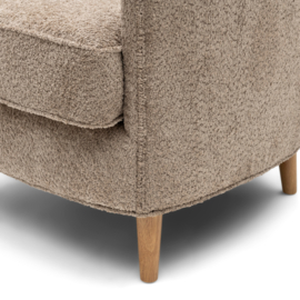 Rue Royale Armchair, Manhattan Weave Soft Walnut