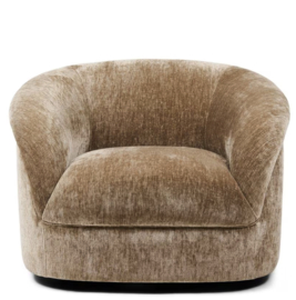 Cortona Swivel Armchair Mochaccino
