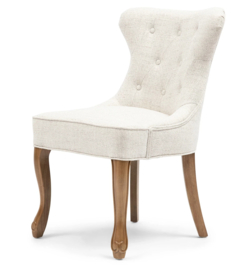 Riviera Maison George Dining Chair rich tweed antique white