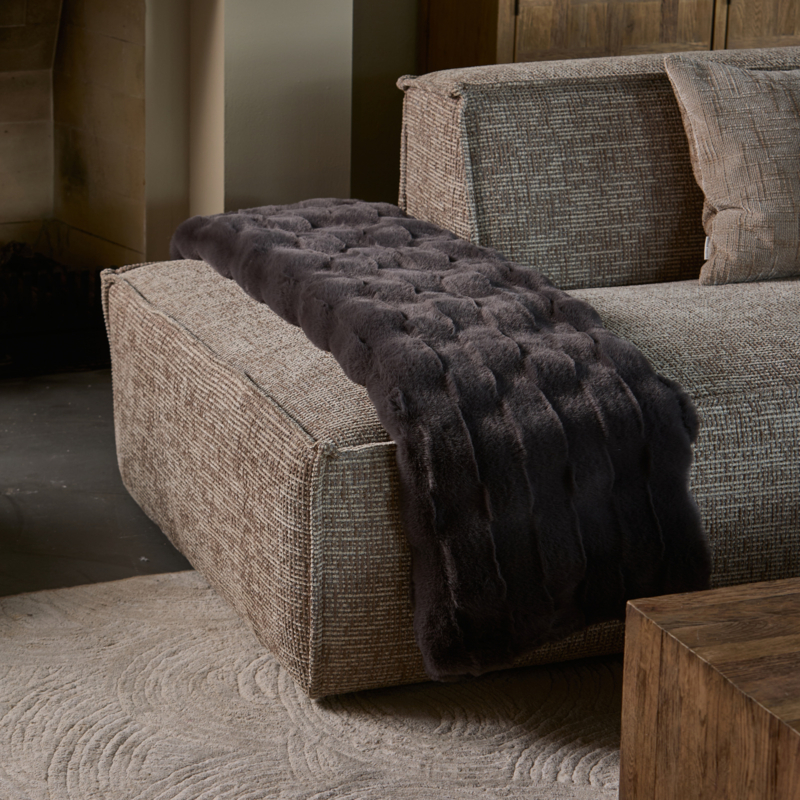 Riviera Maison Elias Faux Fur Throw 180x130