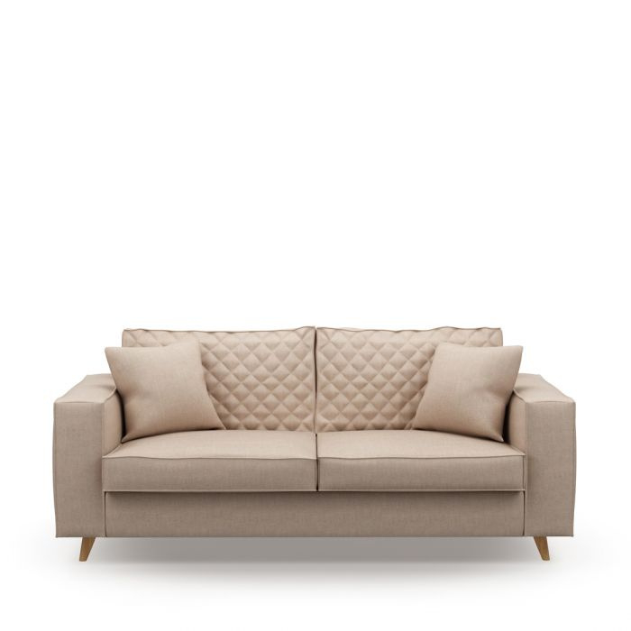 Kendall Sofa 2,5 Seater, linen, flanders flax