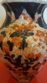 Imari vaas oranje/blauw