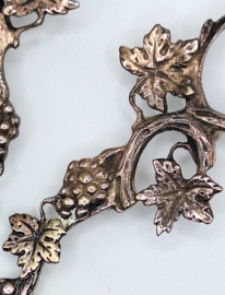 Decoratieve zilveren druivenschaar