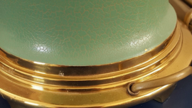 Grote Mosa groen/gouden lampvoet