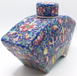 Waaiervormige Qianlong theebus