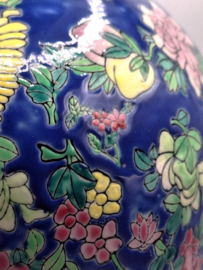 Vintage kleurrijke gemberpot