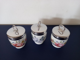 3 Royal Worchester egg coddlers