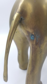 Vintage messing olifant (groot)