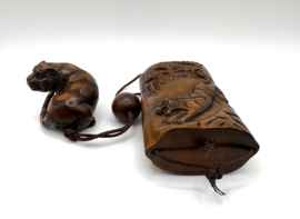 Japanse inro met tijger