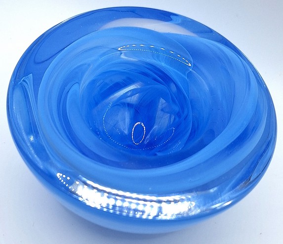 Kosta Boda - Waxinelichthouder blauw