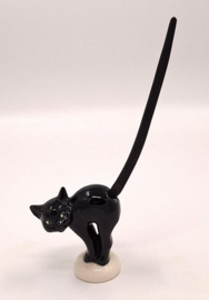 Zwarte Pretzel kat door Goebel