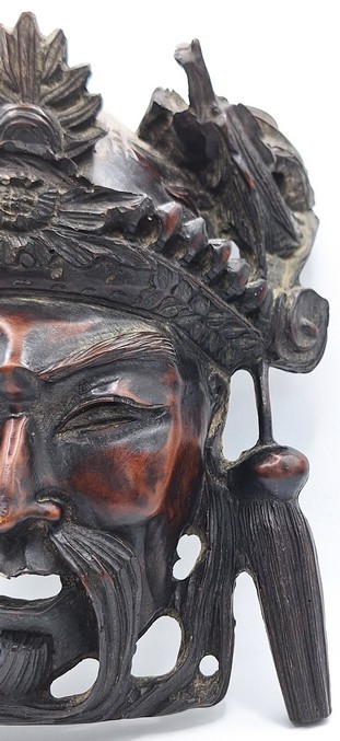 Chinees houten wandmasker