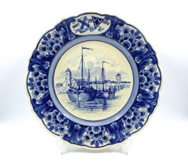 Delfts herinneringsbord Katwijk aan Zee