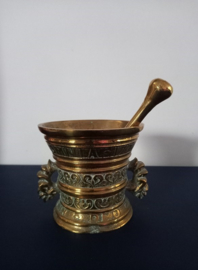 Replica messing vijzel met stamper