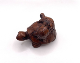 Netsuke van 3 schildpadden