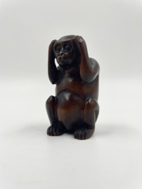 Netsuke van een aapje