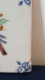 4 kleine Makkum tegeltjes