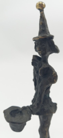 Bronzen clown door Corry Ammerlaan van Niekerk