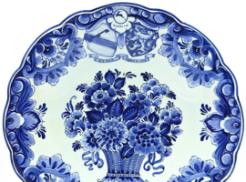 Delfts blauw bord Dieren