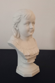 Biscuit buste van Koningin Wilhelmina