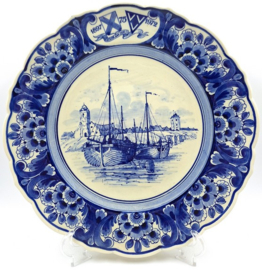 Delfts herinneringsbord Katwijk aan Zee