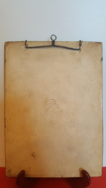 Cloisonné tegeltje "19 jan Margriet 1943 Ottawa"