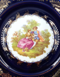 Groot bord van Limoges
