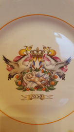 Geboortebord Beatrix 1938