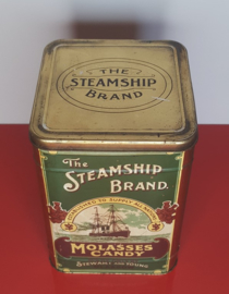 Groot blik “The Steamship Brand”