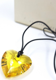 Swarovski ketting Topaz hartje 9450/000/071