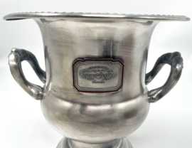 Verzilverde champagnekoeler Laurent Perrier