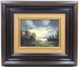 Olieverfschilderij W. Kroon