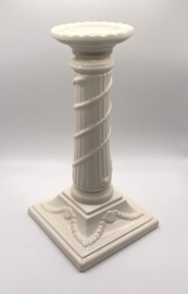 Paar Leedsware/creamware kandelaars