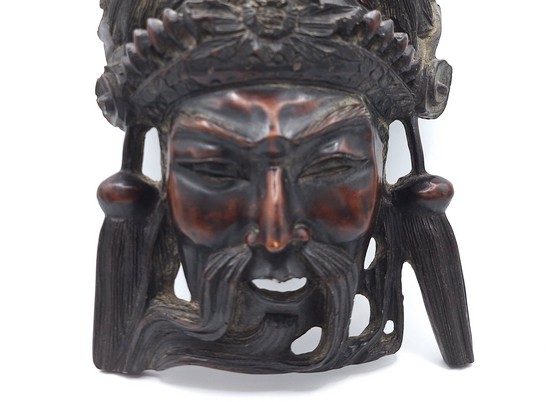 Chinees houten wandmasker