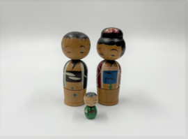 Kokeshi familie (klein)