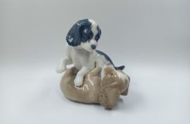 Lladro Nao beeldje van 2 spelende pups