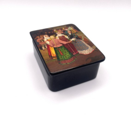 Russisch lakdoosje miniatuurkunst