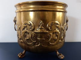 Messing cachepot / jardinière