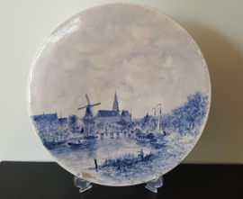 Bord met landschap - Societe Ceramique Maestricht