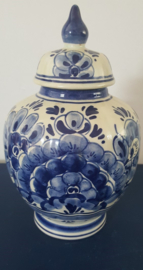 Delfts blauwe dekselpot nummer 245