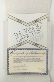 Art deco sierbord 'The Tango Dancers'