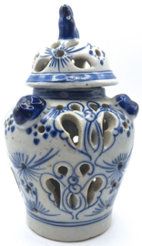 Chinees wierrookpotje met tempelleeuw 