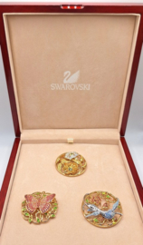 Set van 3 broches - Garden of Tranquility