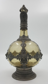 19e-eeuws glazen karaf