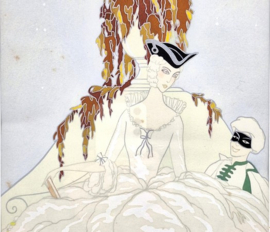 Pochoir Max Nimoy - 'Il romanzo d’amore'