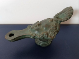 Bronzen olielamp